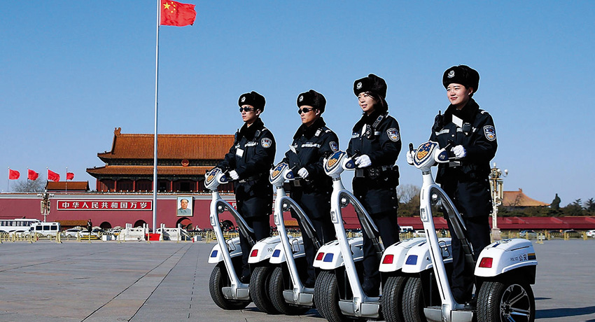 В системе полиции КНР действуют десять служб